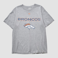 Denver Broncos NFL 2000s T-shirt - Heather Gray Vintage cheap