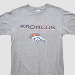 Denver Broncos NFL 2000s T-shirt - Heather Gray Vintage cheap