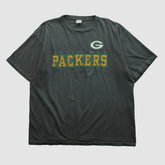 Green Bay Packers Salem Sportswear 90s T-shirt - Charcoal Vintage for sale