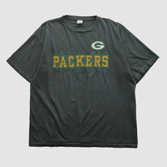 Green Bay Packers Salem Sportswear 90s T-shirt - Charcoal Vintage for sale