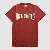 Washington Nationals Majestic 2000s T-shirt Maroon Vintage