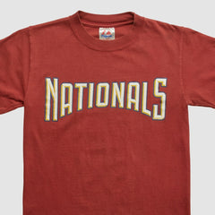 Washington Nationals Majestic 2000s T-shirt Maroon Vintage