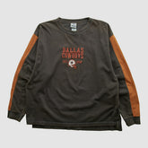 Dallas Cowboys Cowboys Authentic Apparel 2010s Long Sleeve T-shirt - Black Vintage cheap