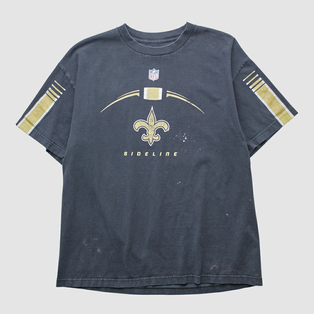 New Orleans Saints Reebok 2000s T-shirt - Black Vintage discount