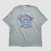 Atlanta Braves CSA 2002 T-shirt Heather Gray Vintage