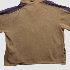 Minnesota Vikings Lee Sport 90s Hooded 1/4 Zip Sweatshirt - Clay Vintage sale