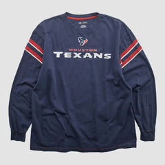 Houston Texans NFL 2010s Long Sleeve T-shirt - Navy Vintage outlet