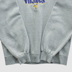 Minnesota Vikings Majestic 2000s Pullover Sweatshirt - Heather Gray Vintage sale