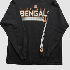 Cincinnati Bengals NFL 2010s Long Sleeve T-shirt - Black Vintage sale