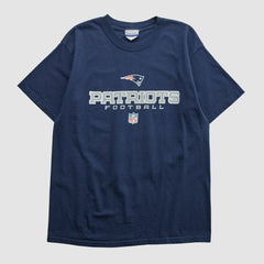 New England Patriots Reebok 2000s T-shirt - Navy Vintage sale