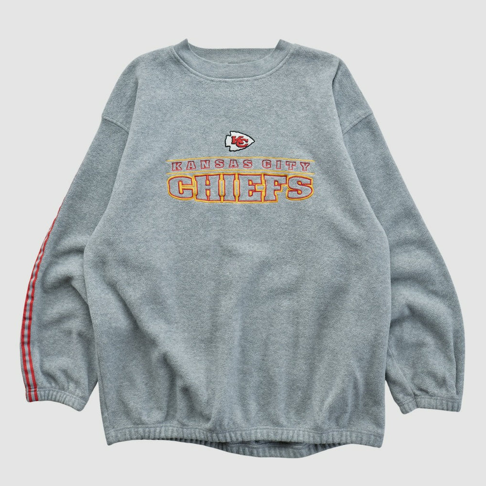 Kansas City Chiefs Active 2000s Pullover Sweatshirt - Gray Vintage outlet