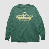 Green Bay Packers NFL 2000s Long Sleeve T-shirt - Green Vintage on sale