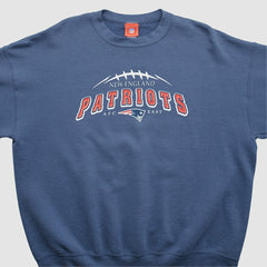 New England Patriots NFL 2000s Pullover Sweatshirt - Navy Vintage discount