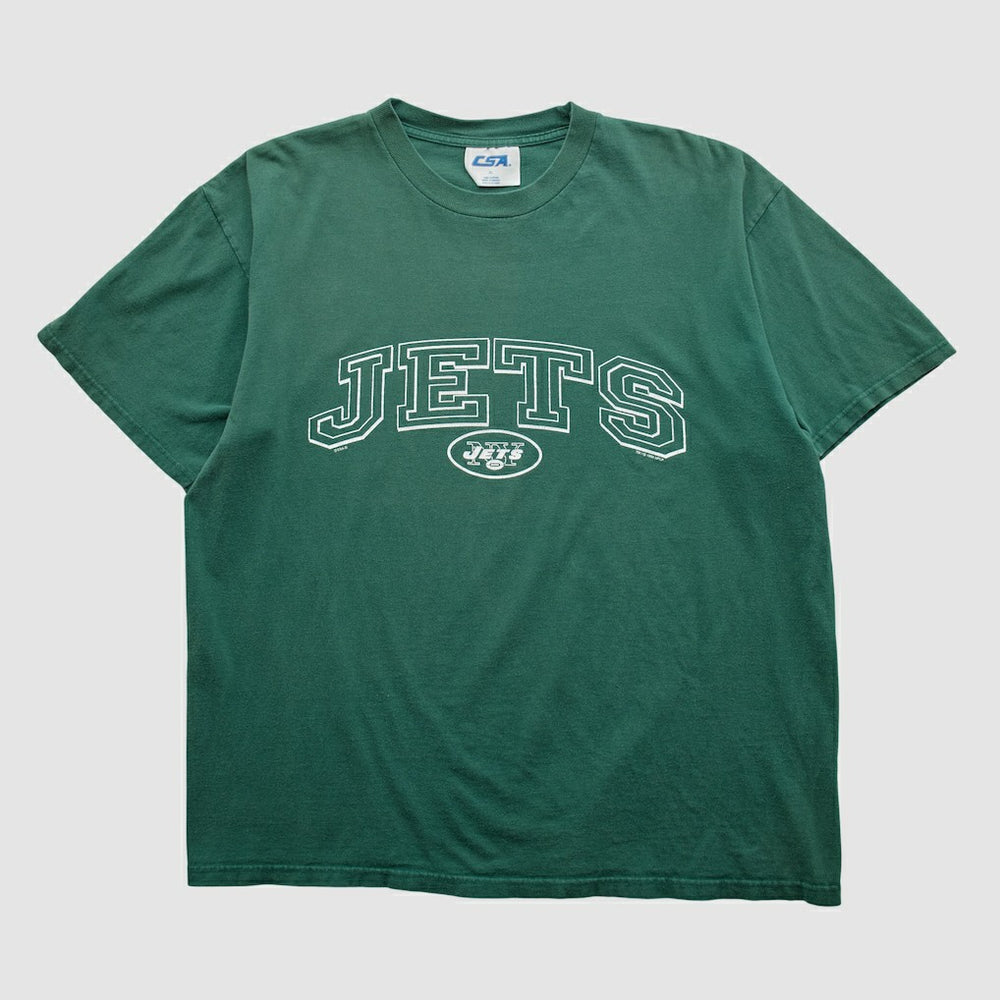 New York Jets CSA 90s T-shirt - Green Vintage sale
