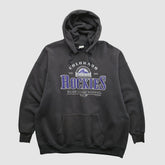 Colorado Rockies 2007 Hooded Pullover Sweatshirt Charcoal Vintage