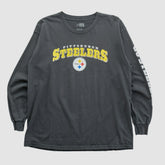 Pittsburgh Steelers NFL 2010s Long Sleeve T-shirt - Black Vintage cheap