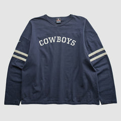 Dallas Cowboys NFL 2000s Long Sleeve T-shirt - Navy Vintage outlet