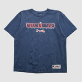 Atlanta Braves Majestic 2000s T-shirt Navy Vintage