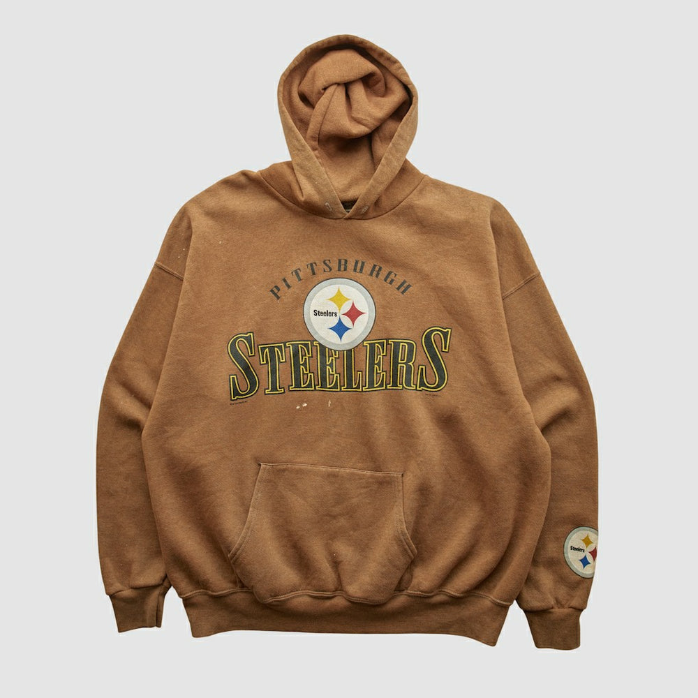 Pittsburgh Steelers Lee Sport 2000s Hooded Pullover Sweatshirt - Clay Vintage cheap