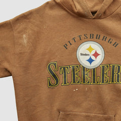 Pittsburgh Steelers Lee Sport 2000s Hooded Pullover Sweatshirt - Clay Vintage cheap
