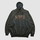 New England Patriots NFL 2000s Hooded Pullover Sweatshirt - Black Vintage cheap