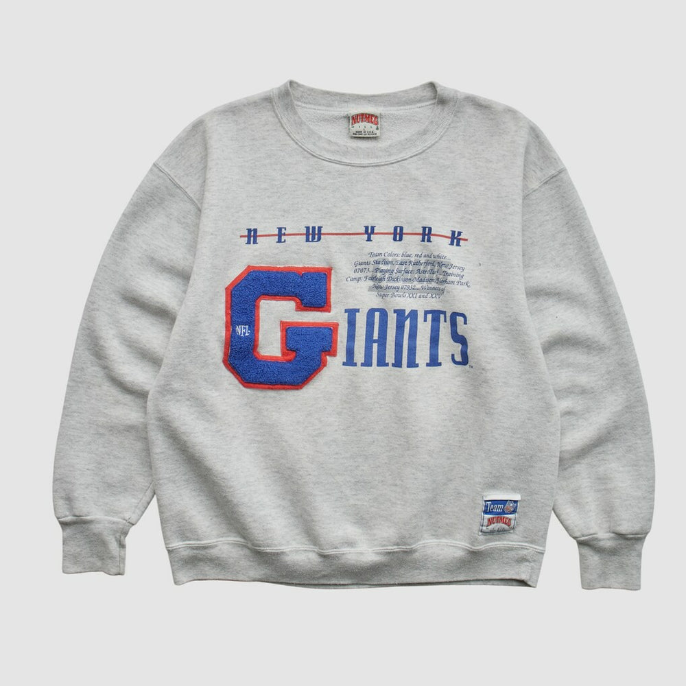 New York Giants Nutmeg Mills 90s Sweatshirt - Heather Gray Vintage cheap
