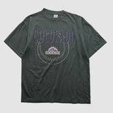Colorado Rockies Salem Sportswear 90s T-shirt Charcoal Vintage