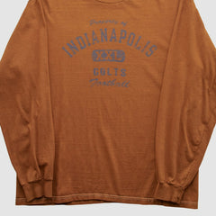 Indianapolis Colts Champion 2000s Long Sleeve T-shirt - Clay Vintage cheap