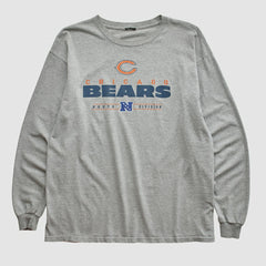 Chicago Bears 2010s Long Sleeve T-shirt - Heather Gray Vintage for sale