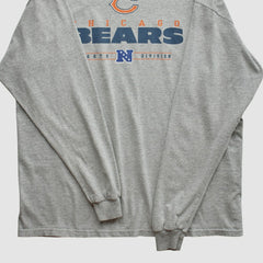 Chicago Bears 2010s Long Sleeve T-shirt - Heather Gray Vintage for sale