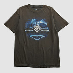 Tampa Bay Rays Genuine Merchandise 2000s T-shirt Black Vintage