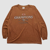 Tennessee Titans NFL 2002 Long Sleeve T-shirt - Clay Vintage on sale