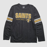 New Orleans Saints NFL 2010s Long Sleeve T-shirt - Black Vintage online