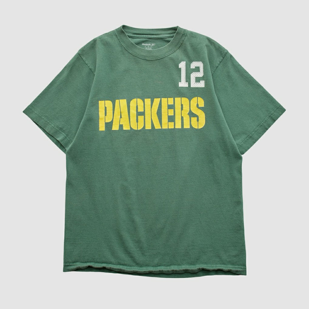 Green Bay Packers Reebok 2000s T-shirt - Green Vintage for sale