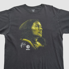 Pittsburgh Steelers Reebok 2000s T-shirt - Black Vintage discount