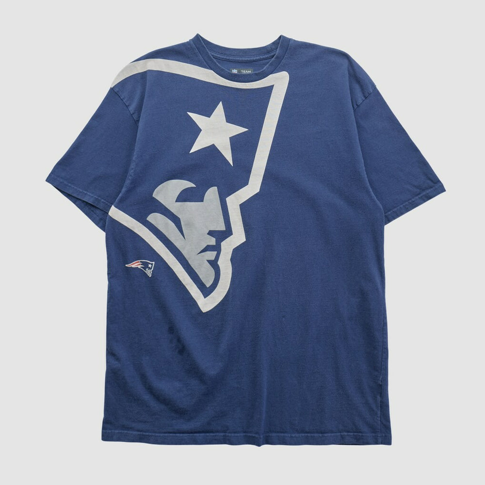 New England Patriots NFL 2000s T-shirt - Navy Vintage outlet
