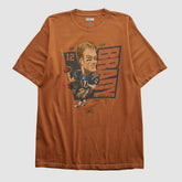Tom Brady Reebok 2000s T-shirt - Orange Vintage sale