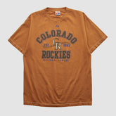 Colorado Rockies Majestic 2000s T-shirt Clay Vintage