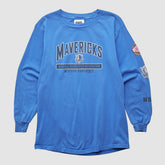 Dallas Mavericks CSA 2000s Long Sleeve T-shirt sale - Blue Vintage shop