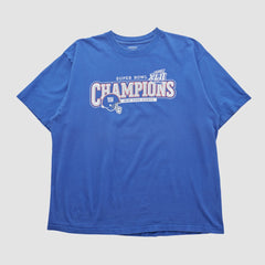 New York Giants Reebok 2008 T-shirt - Blue Vintage cheap