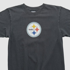 Pittsburgh Steelers Reebok 2000s T-shirt - Black Vintage for sale