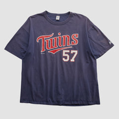 Minnesota Twins Russell 2003 T-shirt Navy Vintage