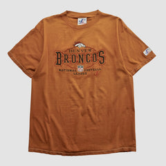 Denver Broncos Logo Athletic 90s T-shirt - Clay Vintage on sale