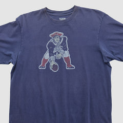 New England Patriots Reebok 2000s T-shirt - Navy Vintage sale