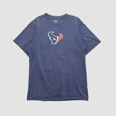 Houston Texans Reebok 2000s T-shirt - Navy Vintage for sale