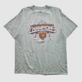 Chicago Bears Reebok 2006 T-shirt - Heather Gray Vintage sale