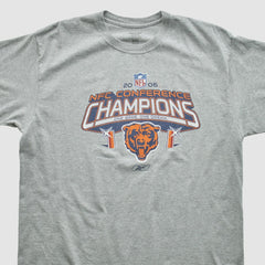 Chicago Bears Reebok 2006 T-shirt - Heather Gray Vintage sale