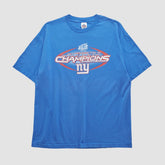 New York Giants Alstyle 2008 T-shirt - Blue Vintage outlet