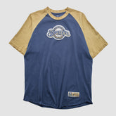 Milwaukee Brewers MLB Genuine Merchandise 2000s T-shirt Navy Vintage