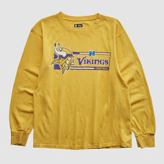 Minnesota Vikings NFL 2010s Long Sleeve T-shirt - Yellow Vintage cheap